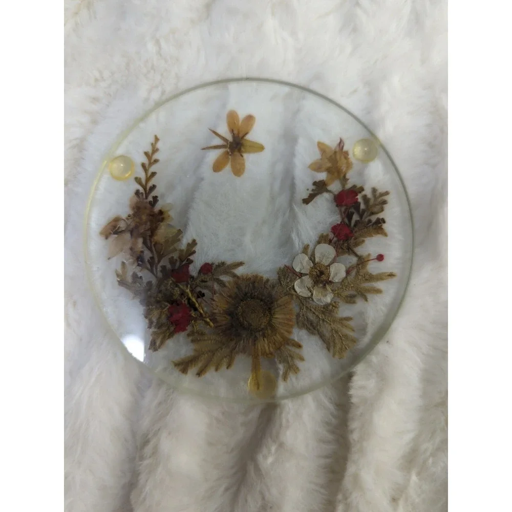 Set Of‎ 8 Round Acrylic Coasters 4